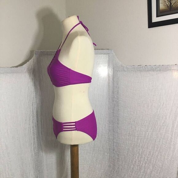 No Boundaries Purple/Pink Two Piece Swimset Size Small (3-5) - Picture 3 of 7